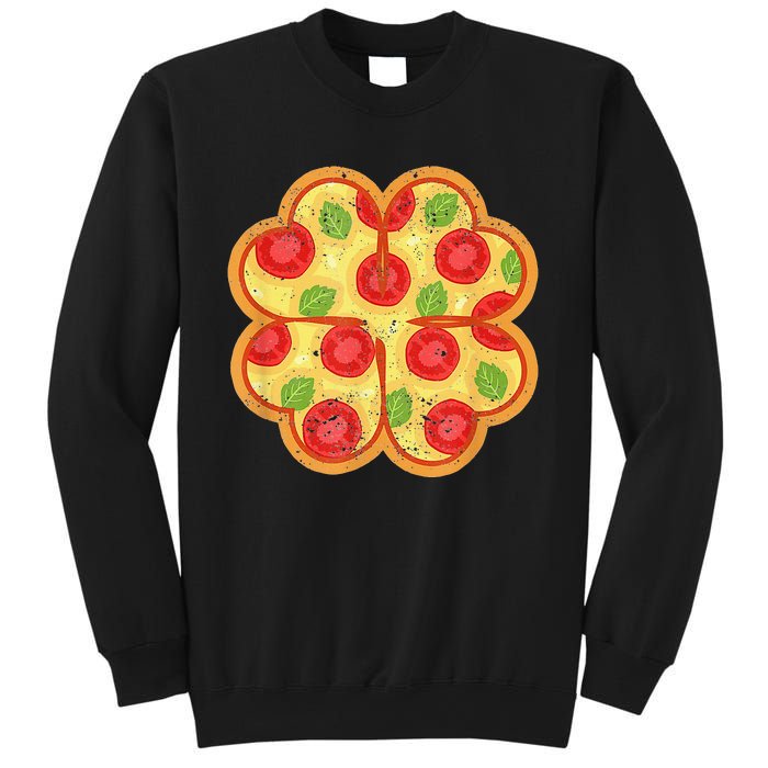 Shamrock Foodie Lover Pizza Italian St Patricks Day Sweatshirt