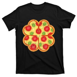 Shamrock Foodie Lover Pizza Italian St Patricks Day T-Shirt