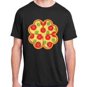 Shamrock Foodie Lover Pizza Italian St Patricks Day Adult ChromaSoft Performance T-Shirt