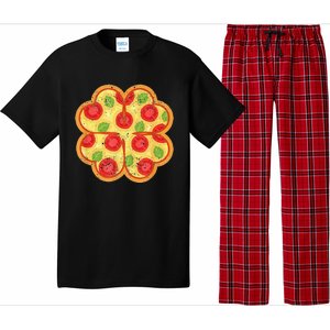 Shamrock Foodie Lover Pizza Italian St Patricks Day Pajama Set