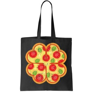 Shamrock Foodie Lover Pizza Italian St Patricks Day Tote Bag