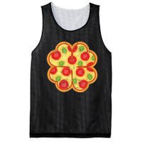 Shamrock Foodie Lover Pizza Italian St Patricks Day Mesh Reversible Basketball Jersey Tank