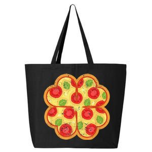 Shamrock Foodie Lover Pizza Italian St Patricks Day 25L Jumbo Tote