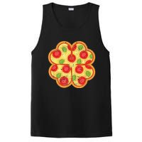 Shamrock Foodie Lover Pizza Italian St Patricks Day PosiCharge Competitor Tank