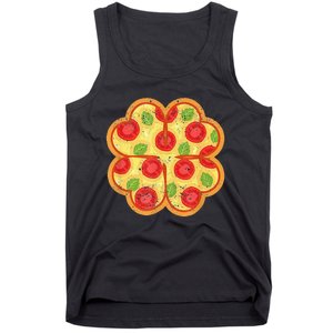 Shamrock Foodie Lover Pizza Italian St Patricks Day Tank Top