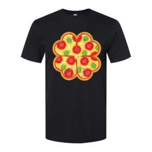 Shamrock Foodie Lover Pizza Italian St Patricks Day Softstyle CVC T-Shirt