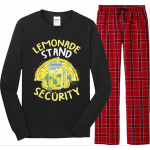 Summer Fun Lemonade Stand Security Boss Lemonade Crew Long Sleeve Pajama Set