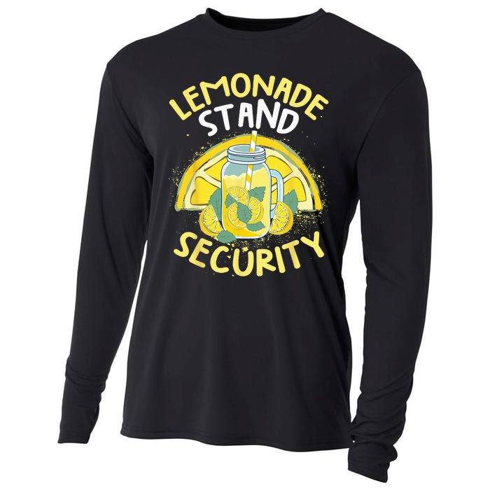 Summer Fun Lemonade Stand Security Boss Lemonade Crew Cooling Performance Long Sleeve Crew