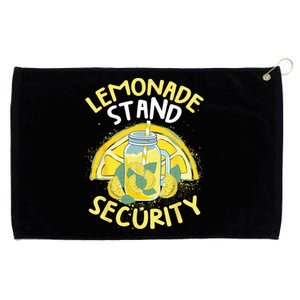 Summer Fun Lemonade Stand Security Boss Lemonade Crew Grommeted Golf Towel