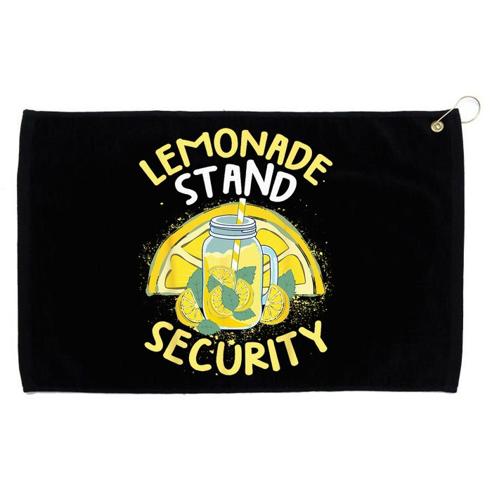 Summer Fun Lemonade Stand Security Boss Lemonade Crew Grommeted Golf Towel