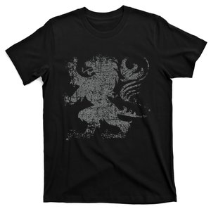 Scottish Flag Lion Rampant Heraldry Flag Of Scotland Rugby T-Shirt