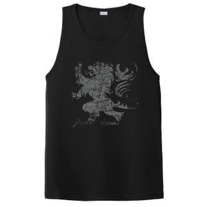 Scottish Flag Lion Rampant Heraldry Flag Of Scotland Rugby PosiCharge Competitor Tank