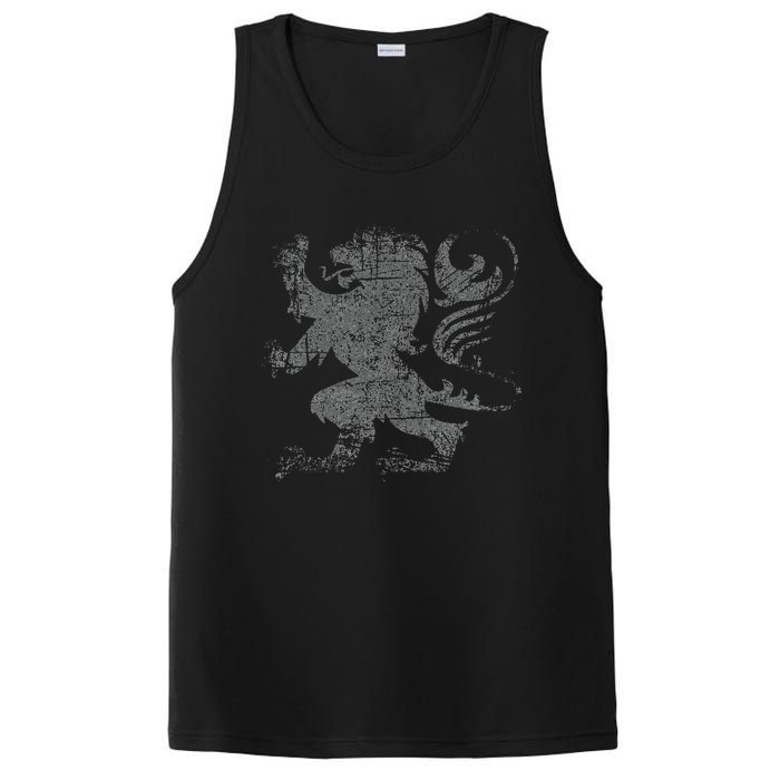 Scottish Flag Lion Rampant Heraldry Flag Of Scotland Rugby PosiCharge Competitor Tank