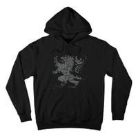 Scottish Flag Lion Rampant Heraldry Flag Of Scotland Rugby Tall Hoodie