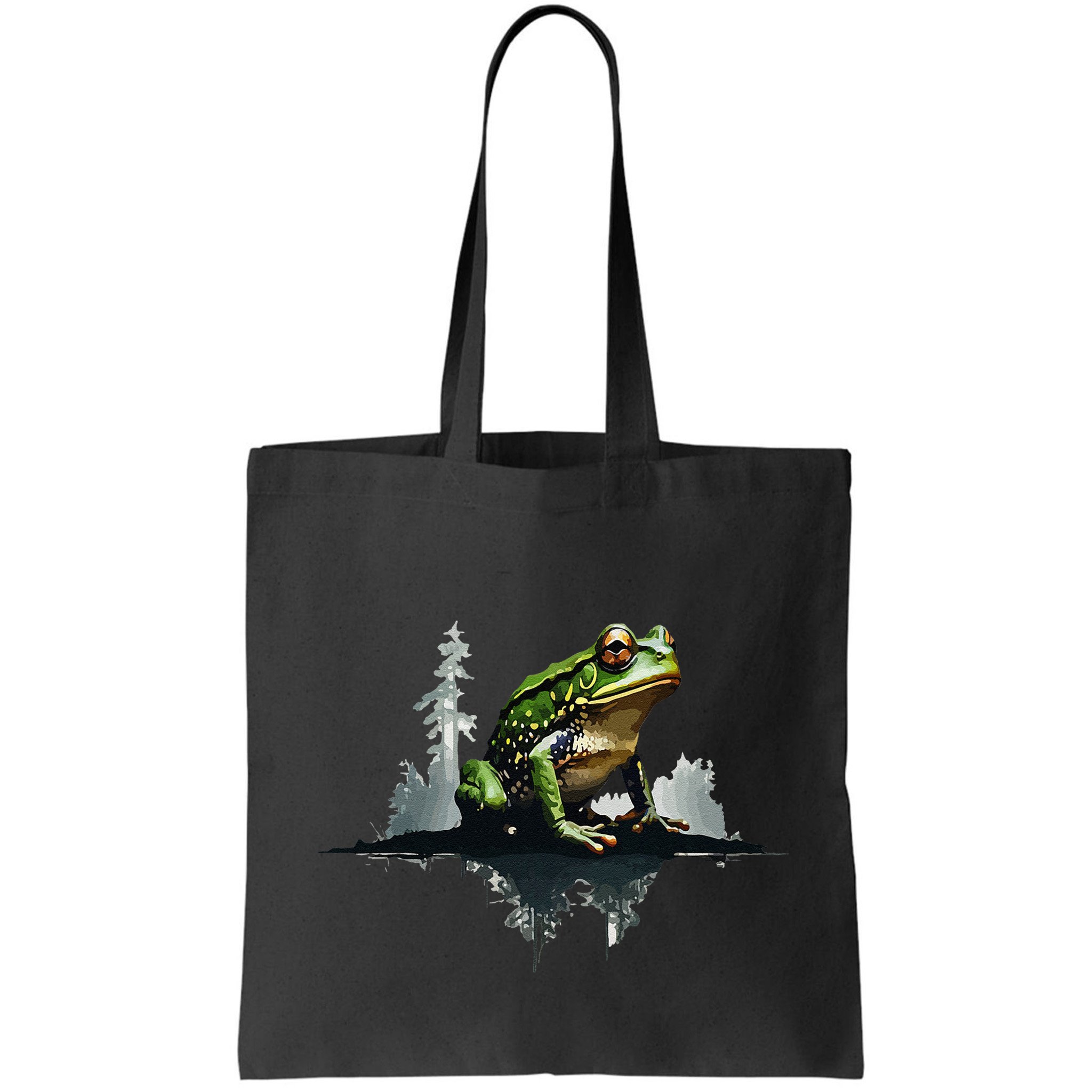 Scenic Forest Landscape With Frog Nature Inspired Bag