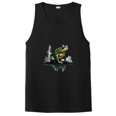 Scenic Forest Landscape With Frog Nature Inspired PosiCharge Competitor Tank