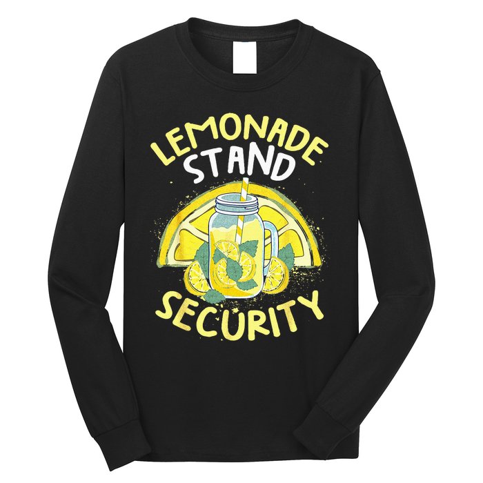 Summer Fun Lemonade Stand Security Boss Lemonade Crew Long Sleeve Shirt