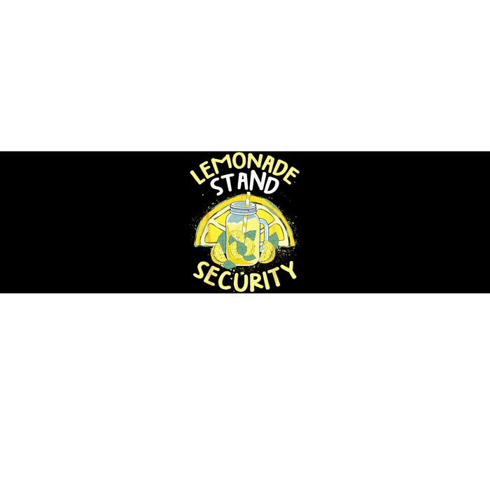 Summer Fun Lemonade Stand Security Boss Lemonade Crew Bumper Sticker