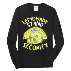 Summer Fun Lemonade Stand Security Boss Lemonade Crew Tall Long Sleeve T-Shirt