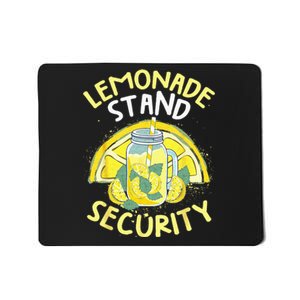 Summer Fun Lemonade Stand Security Boss Lemonade Crew Mousepad