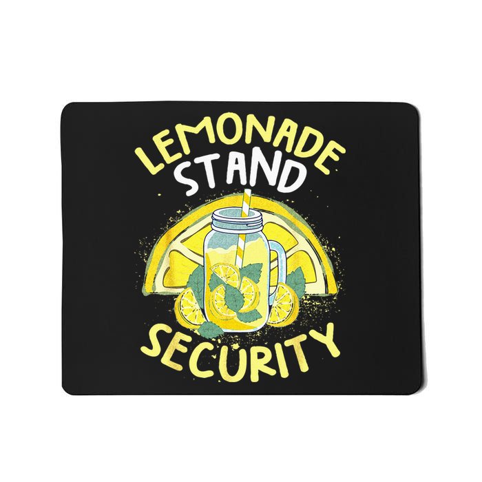 Summer Fun Lemonade Stand Security Boss Lemonade Crew Mousepad