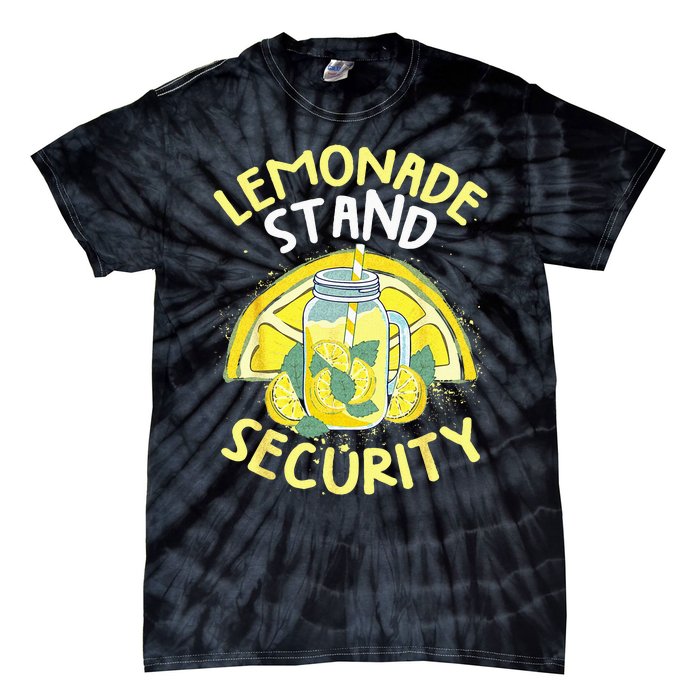 Summer Fun Lemonade Stand Security Boss Lemonade Crew Tie-Dye T-Shirt