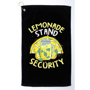 Summer Fun Lemonade Stand Security Boss Lemonade Crew Platinum Collection Golf Towel