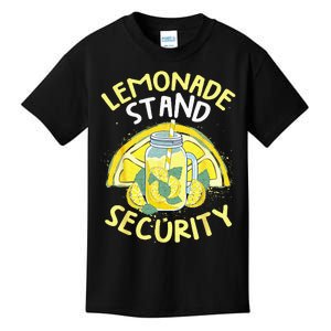 Summer Fun Lemonade Stand Security Boss Lemonade Crew Kids T-Shirt