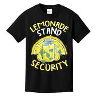 Summer Fun Lemonade Stand Security Boss Lemonade Crew Kids T-Shirt