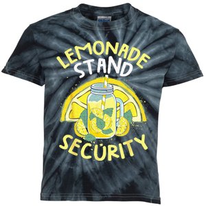 Summer Fun Lemonade Stand Security Boss Lemonade Crew Kids Tie-Dye T-Shirt