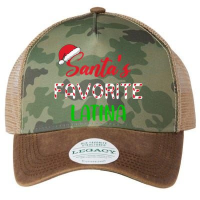 Santas Favorite Latina Gift Funny Chritsmas Xmas pajama Legacy Tie Dye Trucker Hat