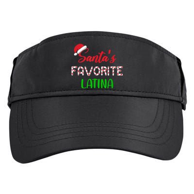 Santas Favorite Latina Gift Funny Chritsmas Xmas pajama Adult Drive Performance Visor