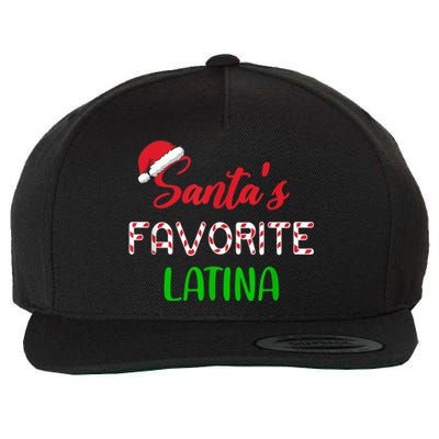 Santas Favorite Latina Gift Funny Chritsmas Xmas pajama Wool Snapback Cap