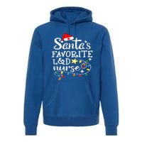 SantaS Favorite L And D Nurse Christmas Cute Gift Premium Hoodie