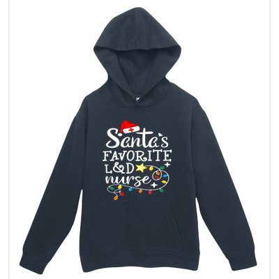 SantaS Favorite L And D Nurse Christmas Cute Gift Urban Pullover Hoodie