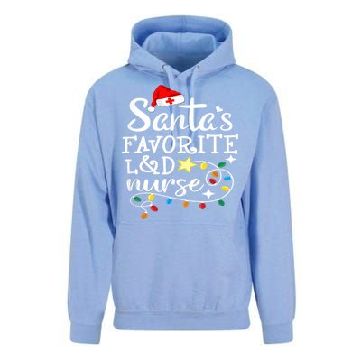 SantaS Favorite L And D Nurse Christmas Cute Gift Unisex Surf Hoodie