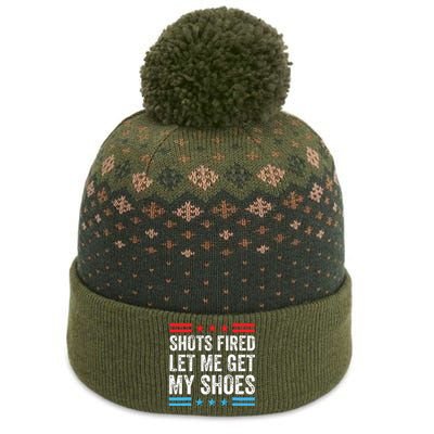 Shots Fired Let Me Get My Shoes The Baniff Cuffed Pom Beanie