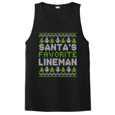 Santa Favorite Line Xmas Holiday Ugly Christmas Gift PosiCharge Competitor Tank