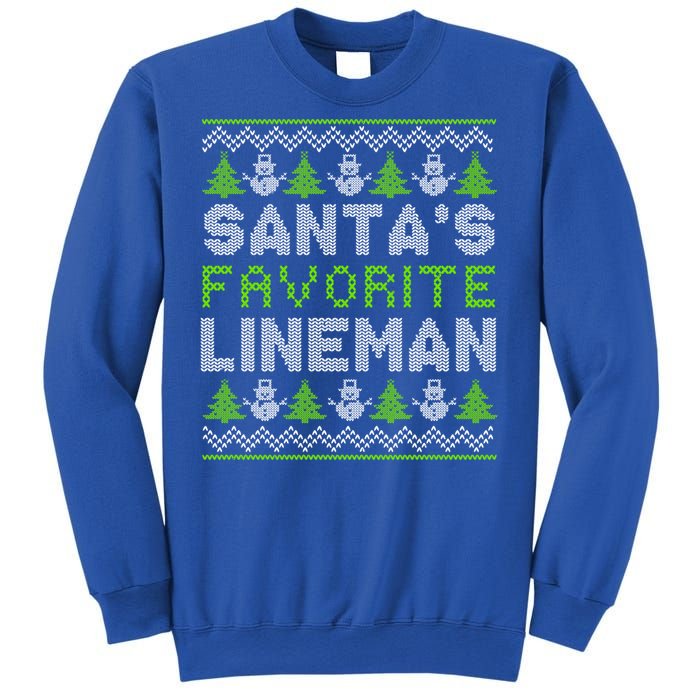 Santa Favorite Line Xmas Holiday Ugly Christmas Gift Sweatshirt