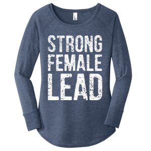 Strong Female Lead Gift Feminist Rights Meaningful Gift Women's Perfect Tri Tunic Long Sleeve Shirt