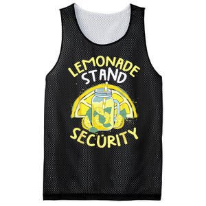 Summer Fun Lemonade Stand Security Boss Lemonade Crew Mesh Reversible Basketball Jersey Tank