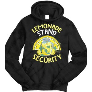 Summer Fun Lemonade Stand Security Boss Lemonade Crew Tie Dye Hoodie