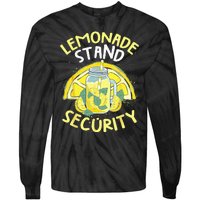 Summer Fun Lemonade Stand Security Boss Lemonade Crew Tie-Dye Long Sleeve Shirt