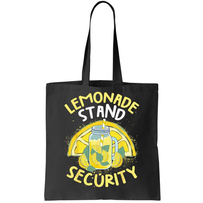 Summer Fun Lemonade Stand Security Boss Lemonade Crew Tote Bag