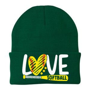 Softball For Love Softball Knit Cap Winter Beanie