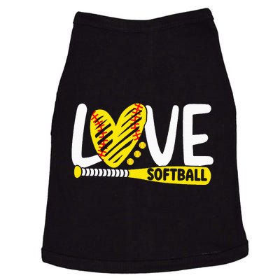 Softball For Love Softball Doggie Tank