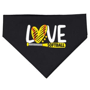 Softball For Love Softball USA-Made Doggie Bandana