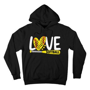 Softball For Love Softball Hoodie