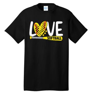 Softball For Love Softball Tall T-Shirt