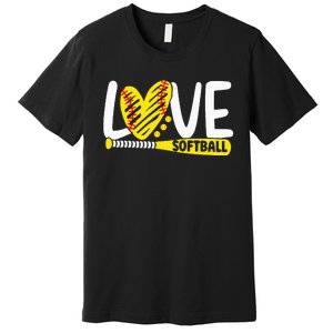 Softball For Love Softball Premium T-Shirt